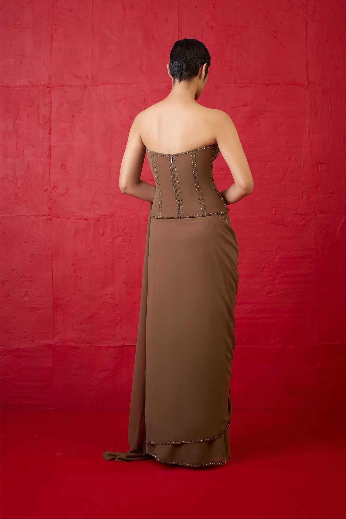 Tarini Manchanda in Dirty Martini 'The Triangle Wave' Underwire Corset