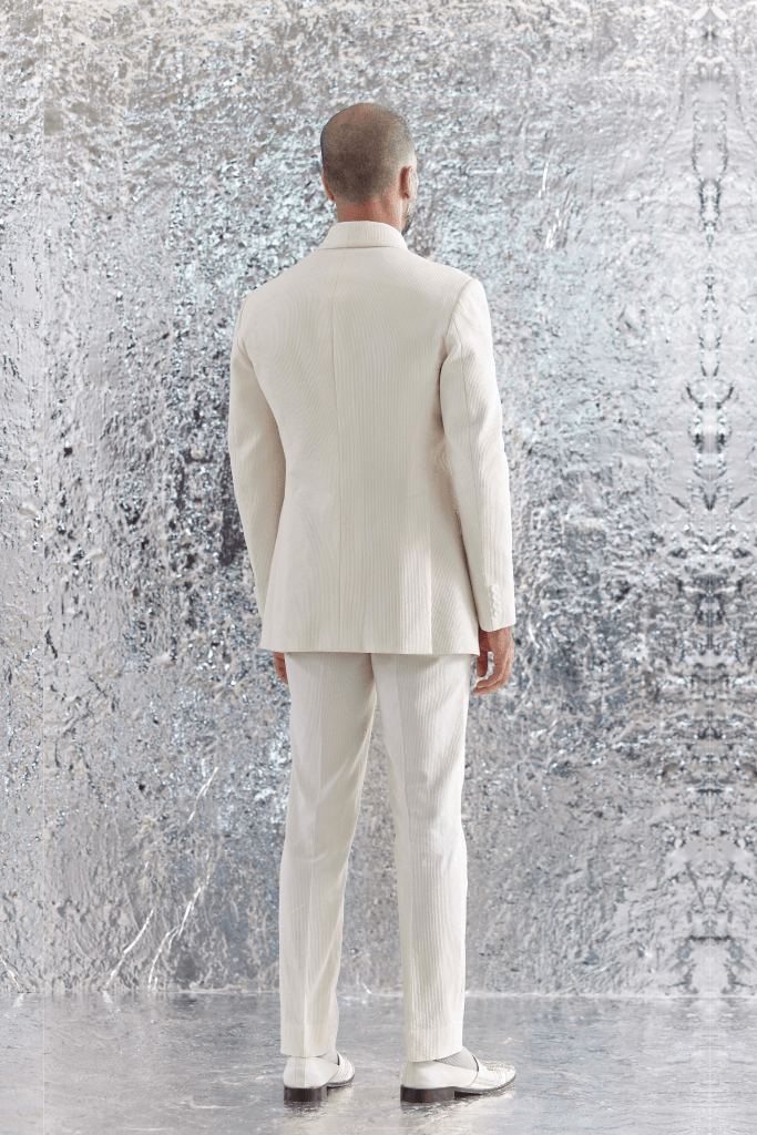 Floral Armour Ivory Tux Mens Wear