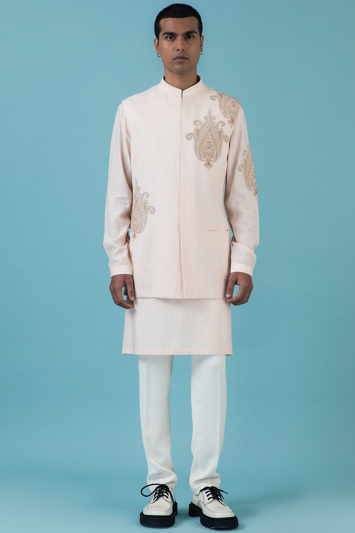 Plush Pink Nehru Jacket