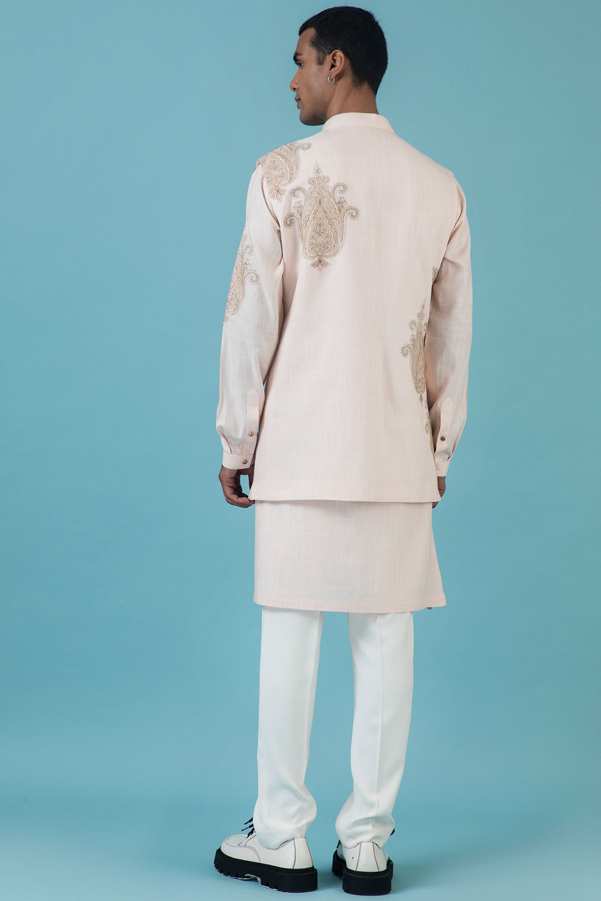 Plush Pink Nehru Jacket