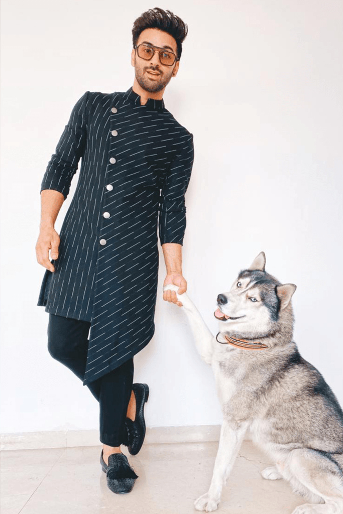 Pulkit Samrat In Broken Lines Mens Wear
