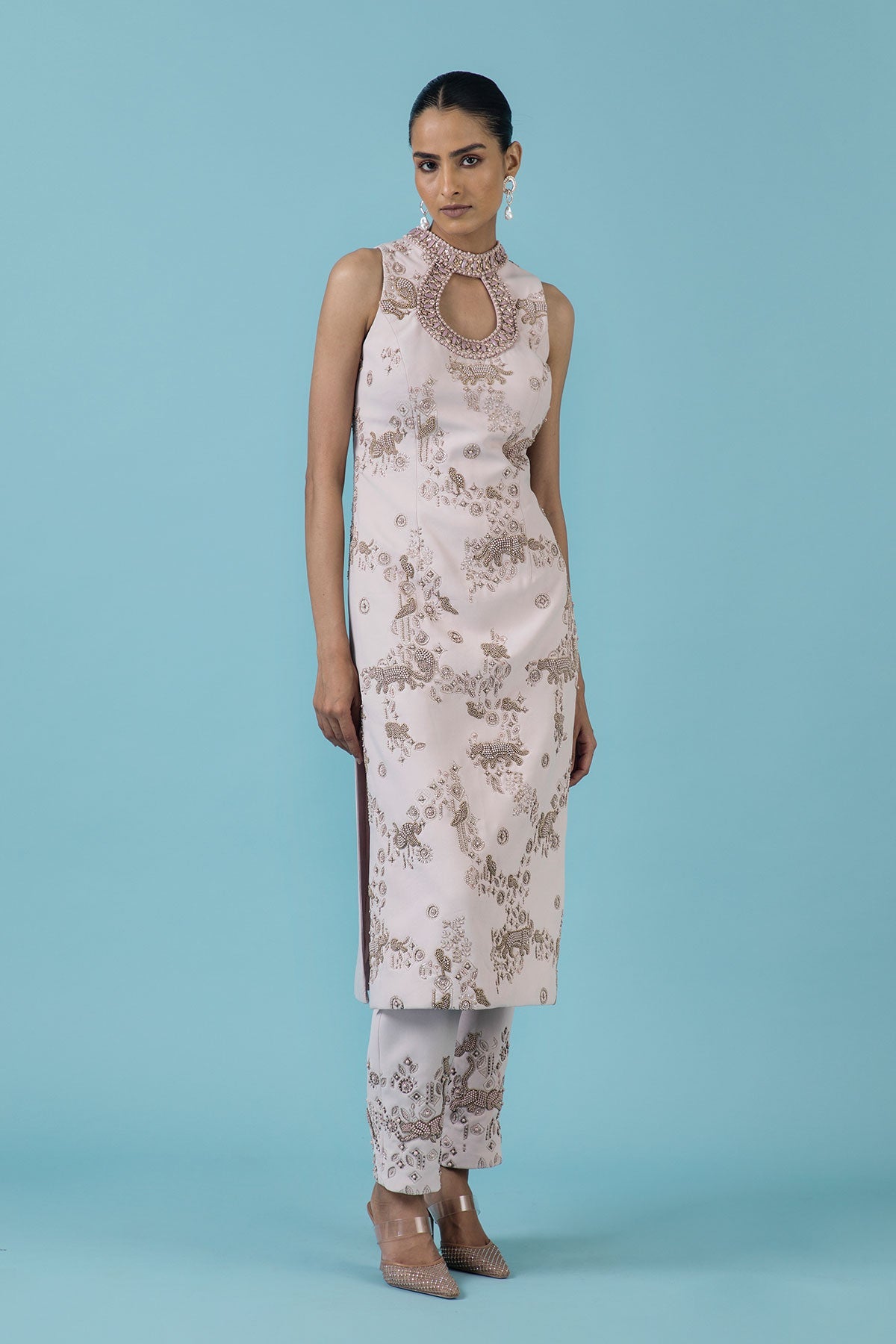 Blush Jungle Kurta and Pants