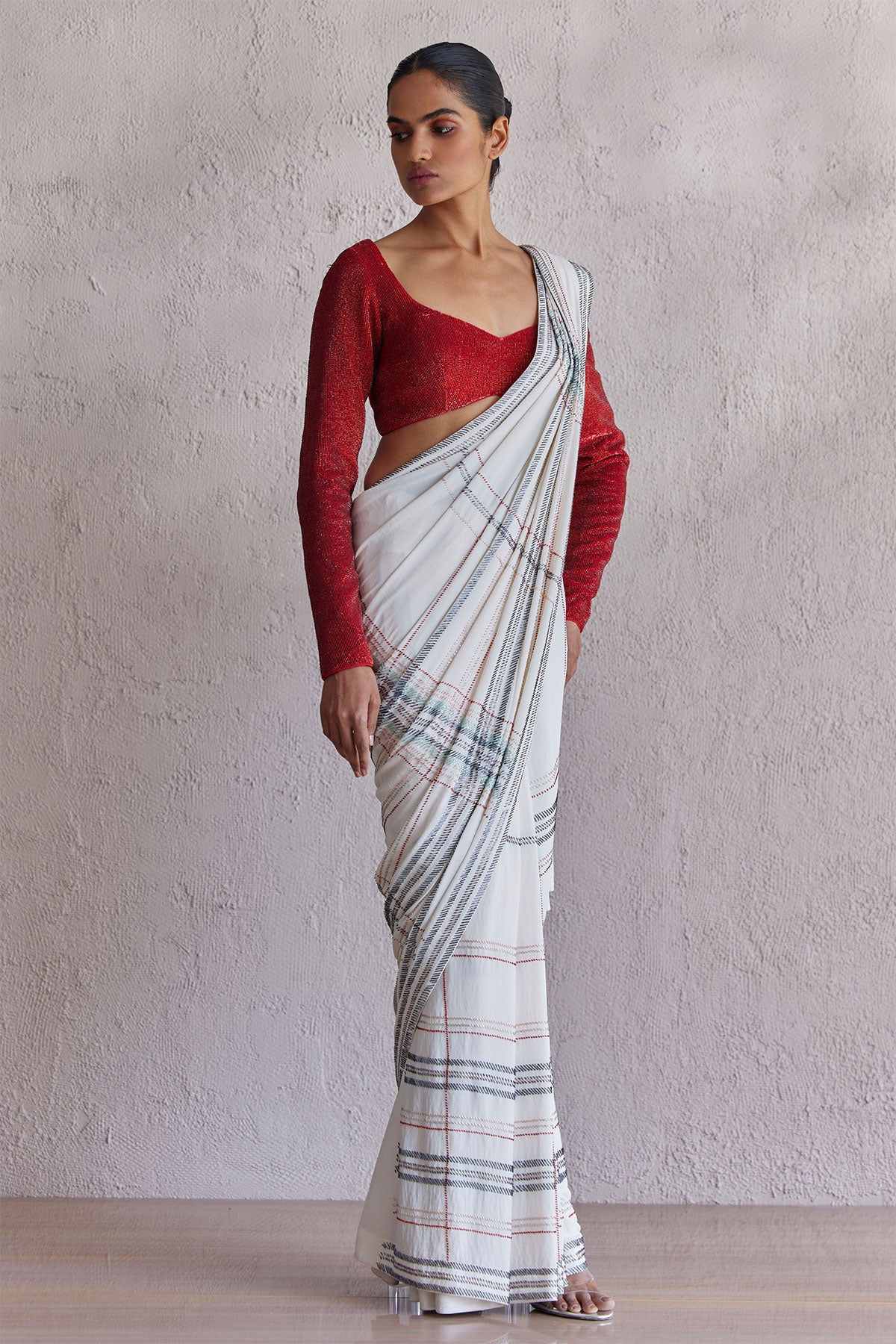 Perugia Ivory Saree