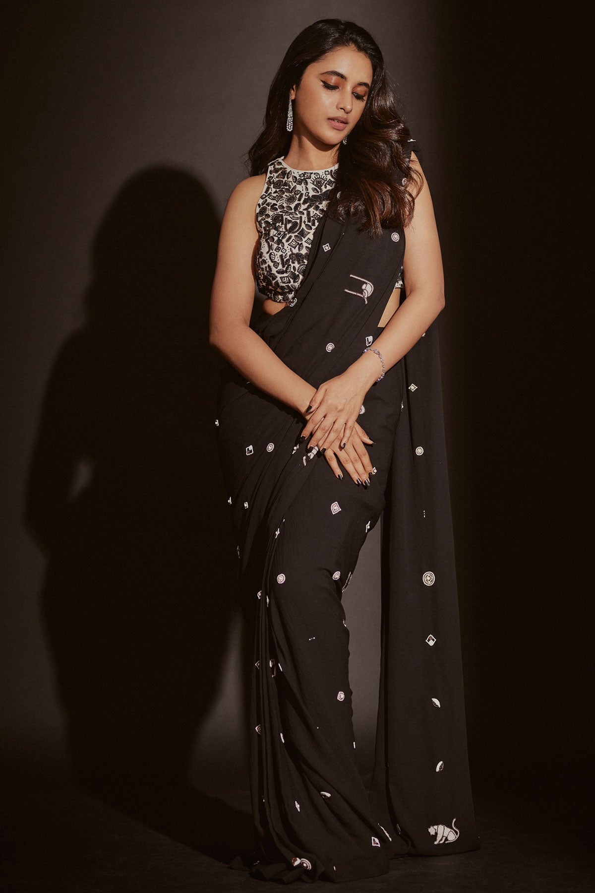 PRIYANKA MOHAN IN THE JUNGLE SAREE