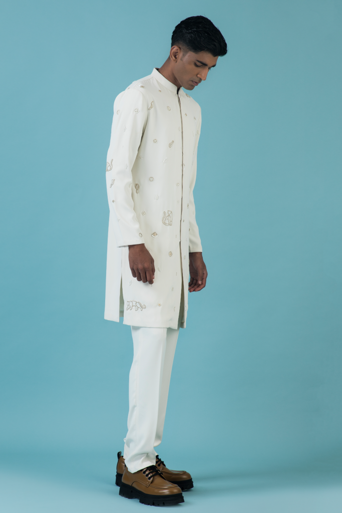 Ivory Jungle Kurta