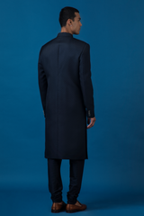 Meta Sherwani Navy Blue