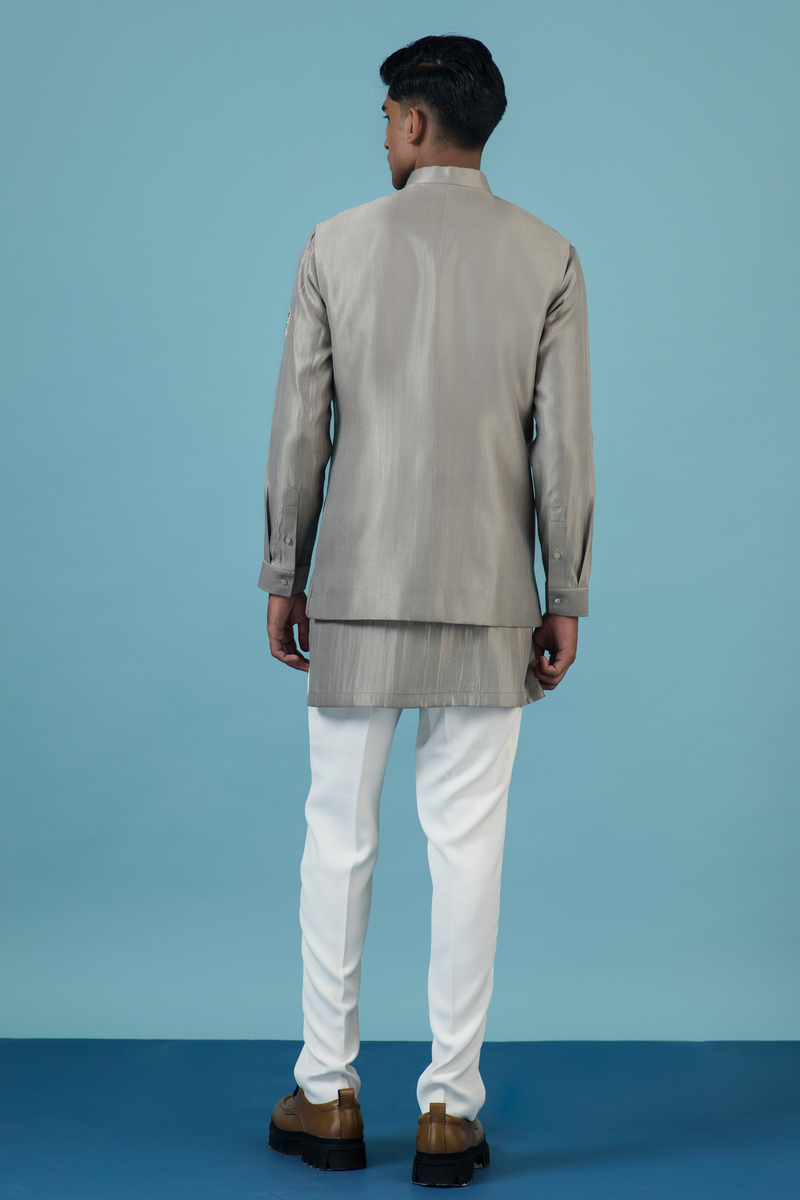 Sage Jungle Nehru Jacket