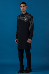 Metallic Waves Kurta