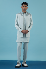 Mint Bead Magic Nehru Jacket