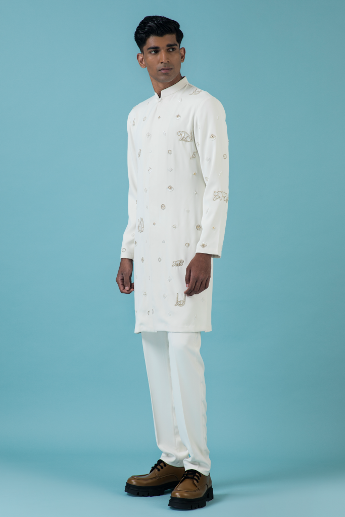 Ivory Jungle Kurta