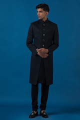 Meta Sherwani Black