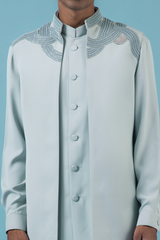 Mint Bead Magic Nehru Jacket