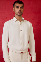 Rivet Drop 01 Ivory Shirt