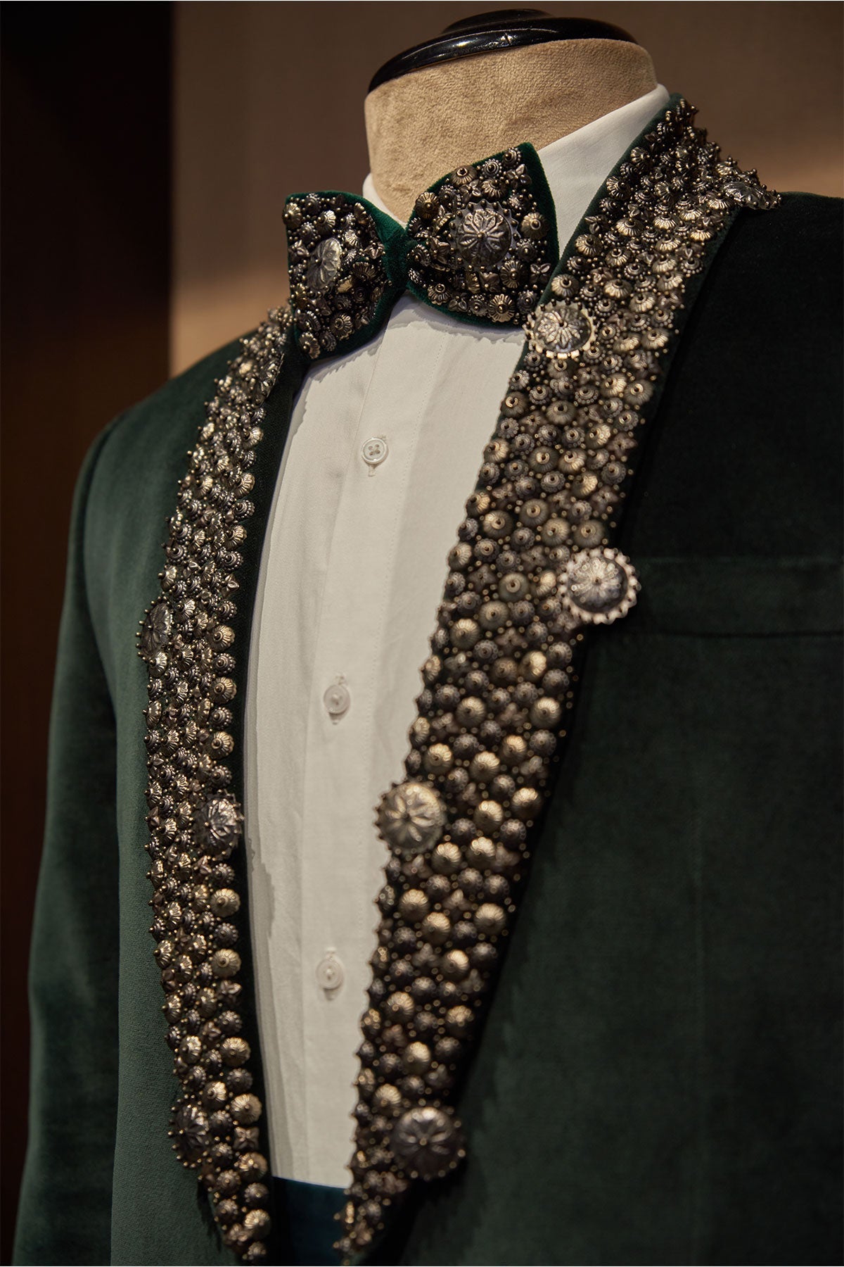 Floral Armour Bow Tie