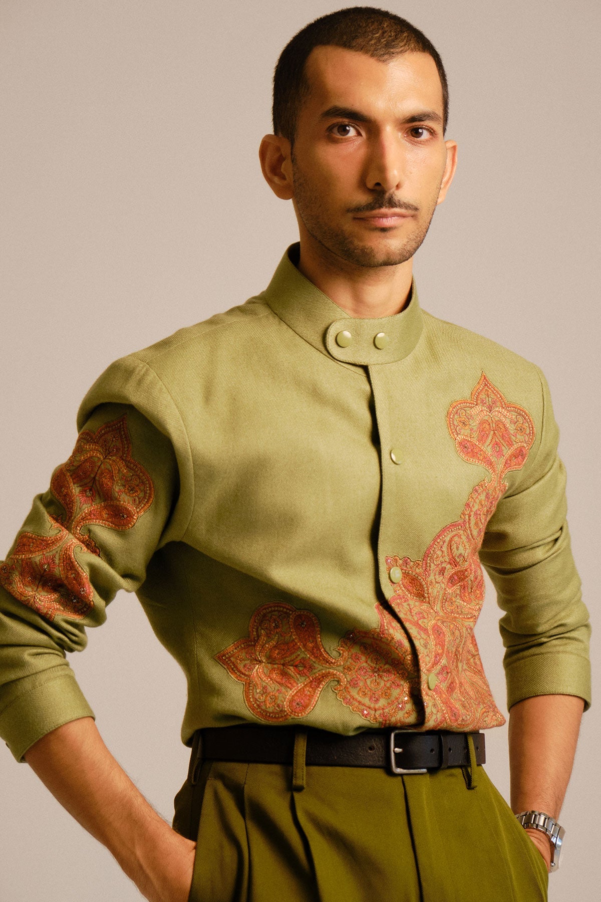 Olive Kashmiri Bomber