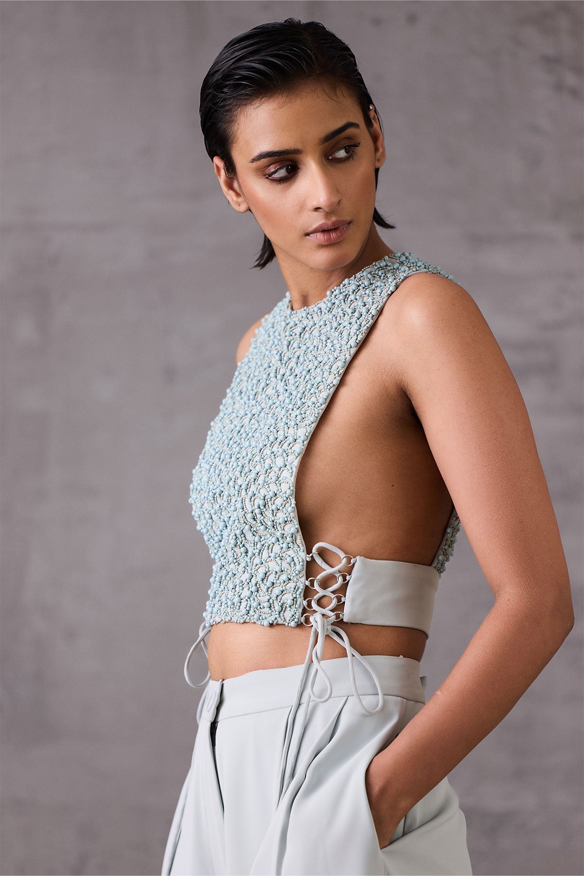 Mint Mimosa Gilet