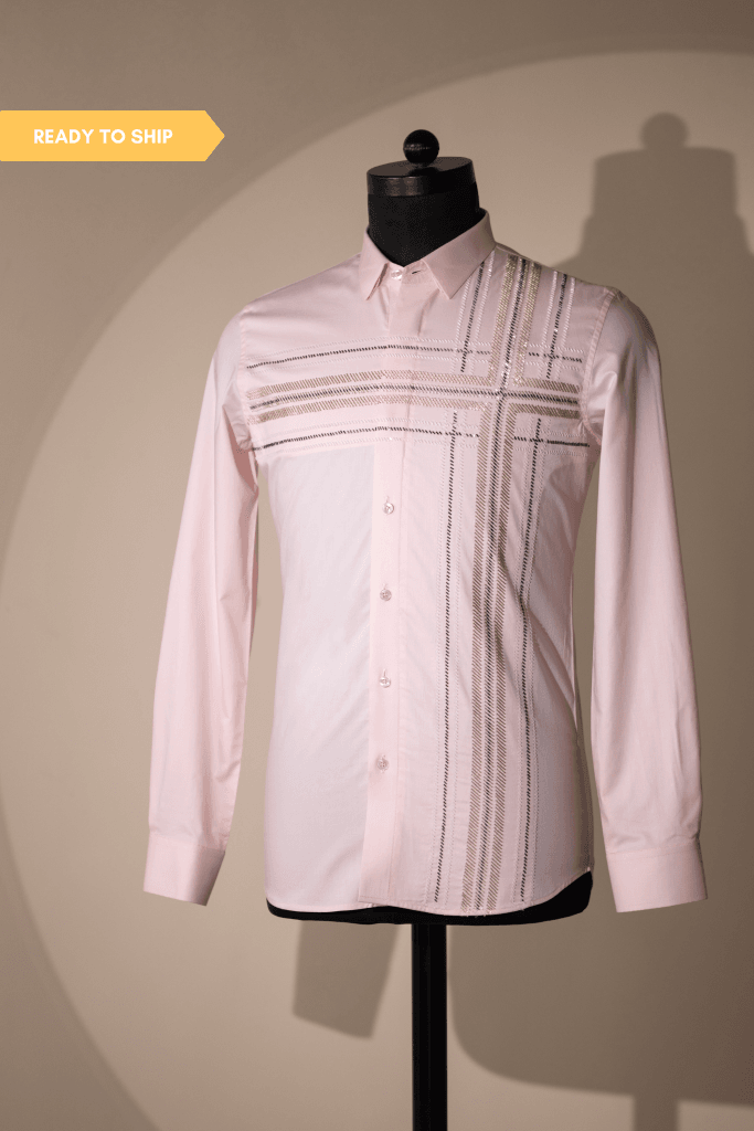 Perugia Shirt (Pink) Mens Wear