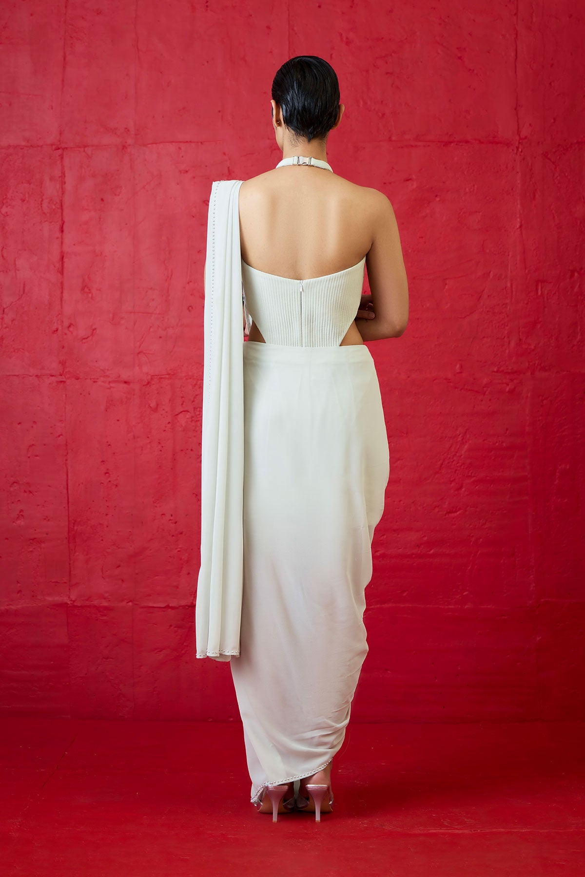 Mint Rush Bodysuit Saree