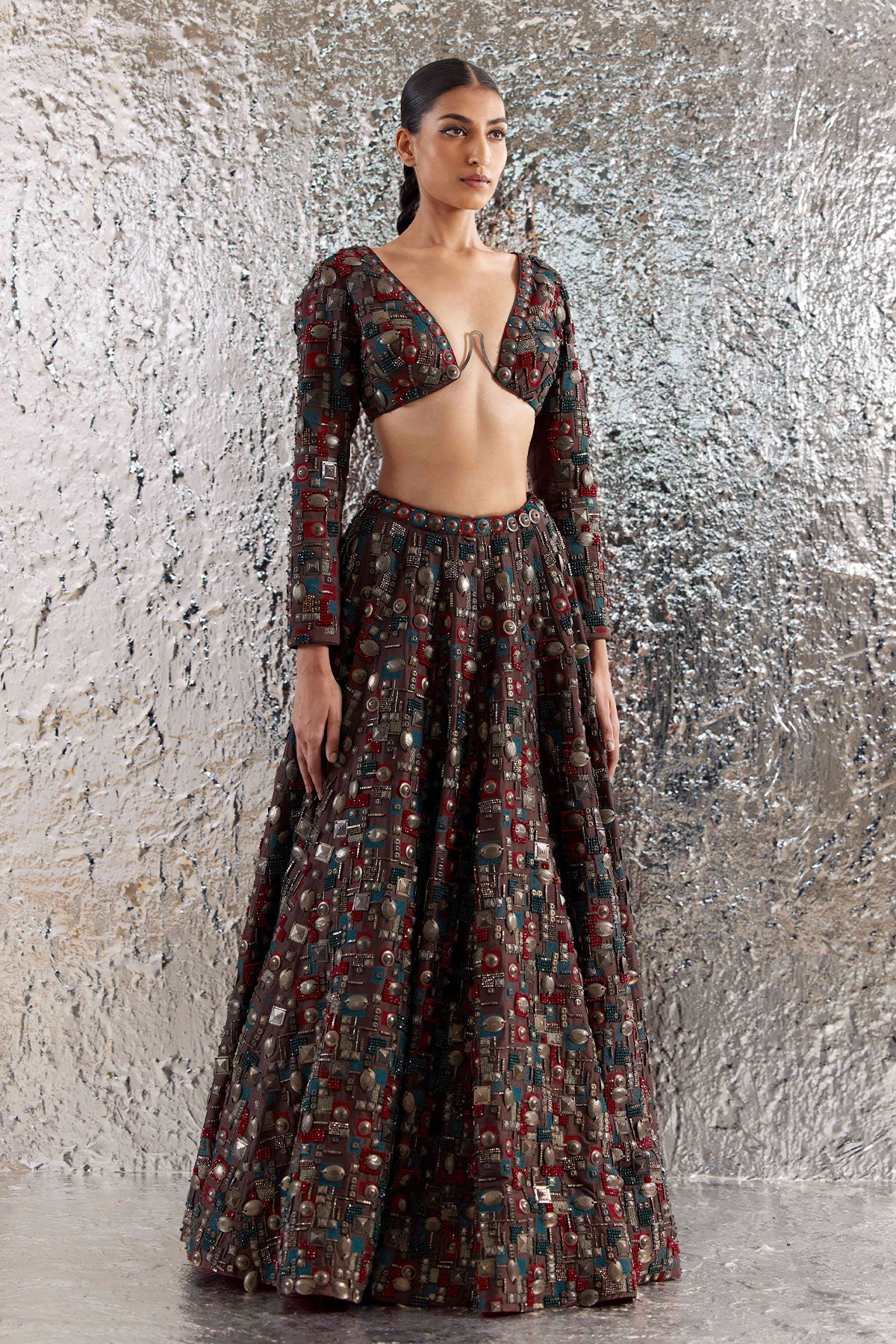 Motherboard Lehenga