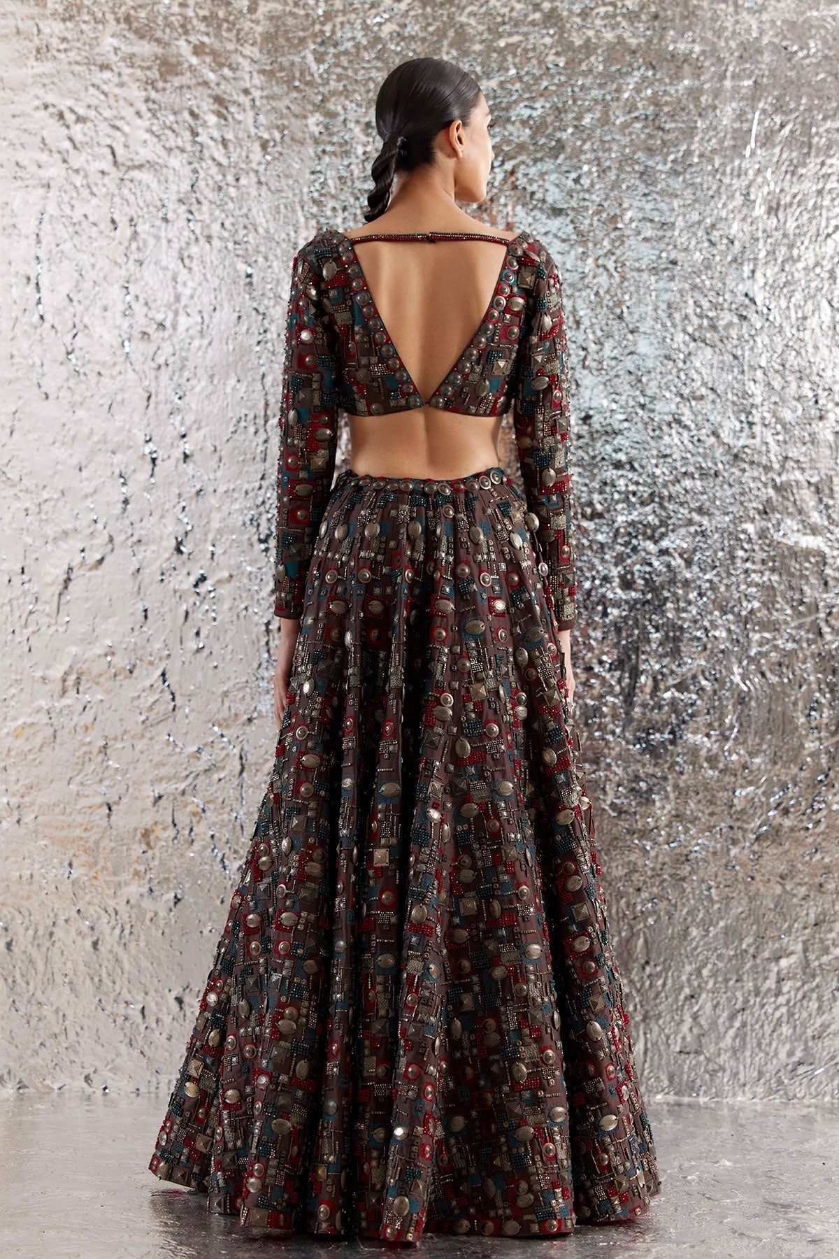 Motherboard Lehenga