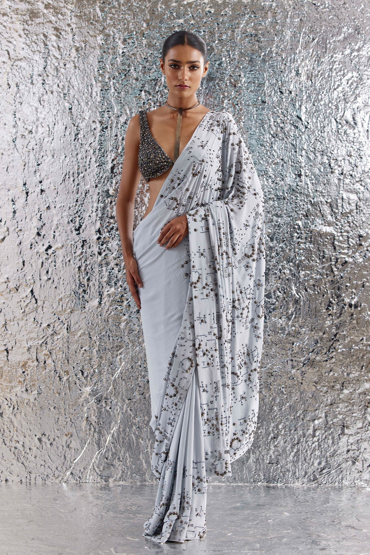 Atoms and Molecules Saree