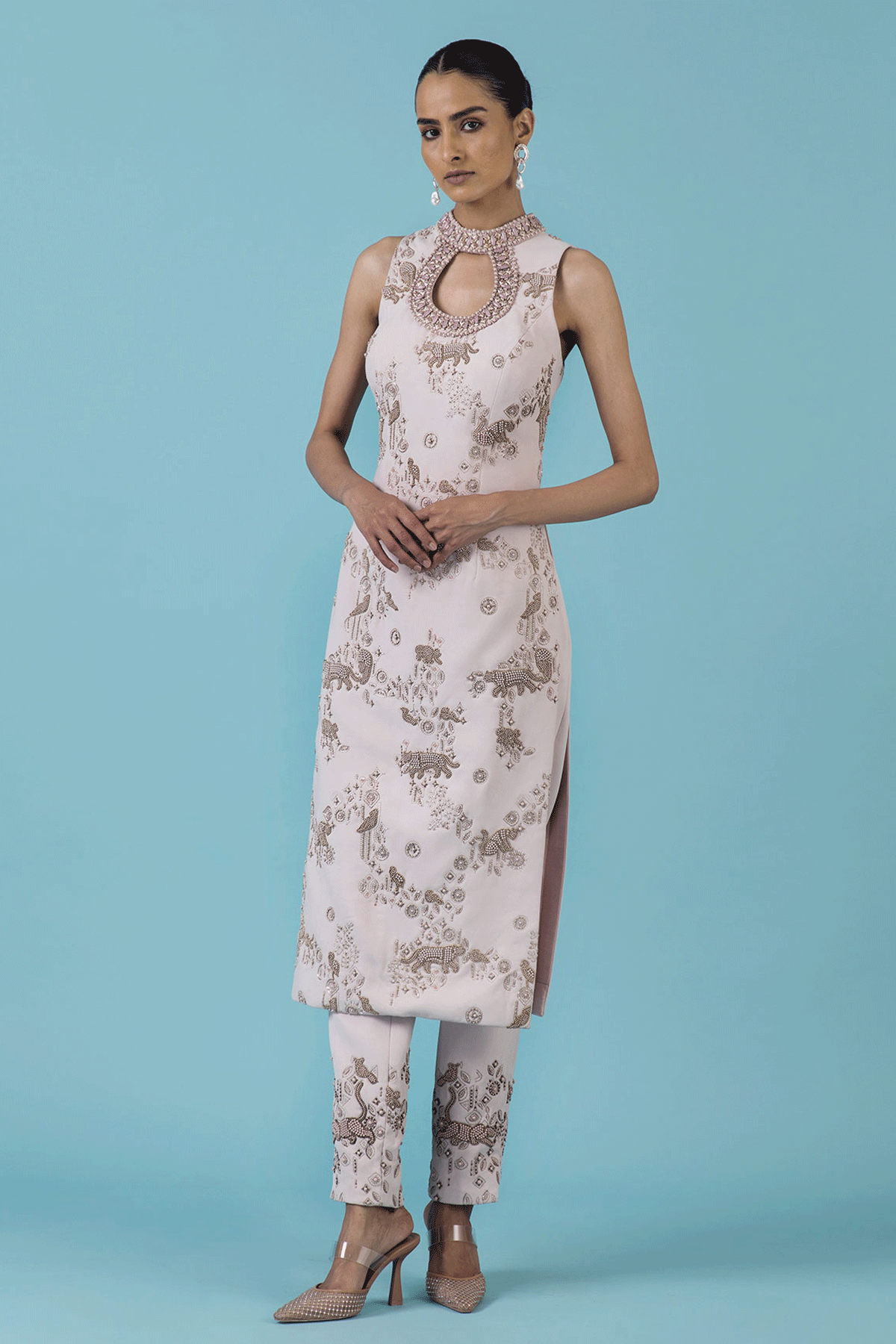 Blush Jungle Kurta and Pants
