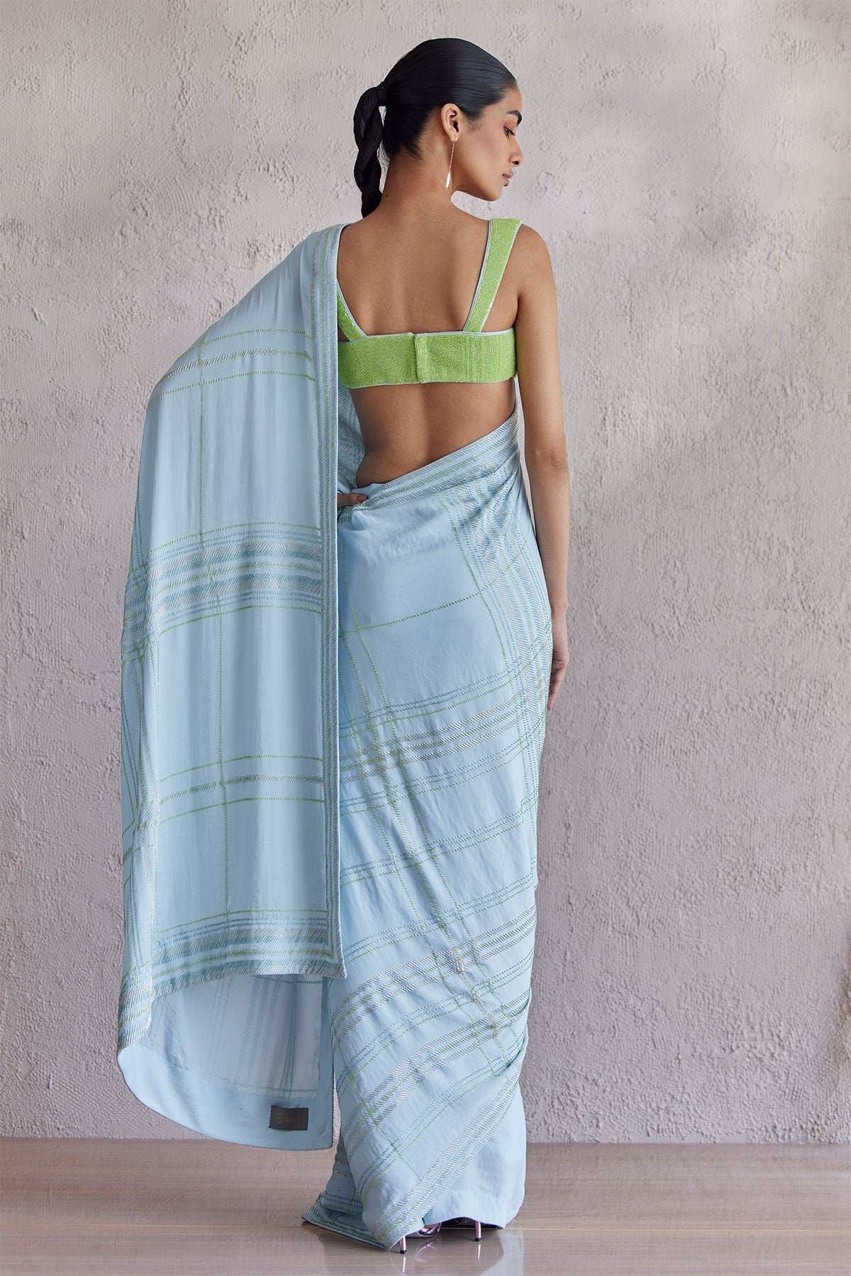 Perugia Blue Saree