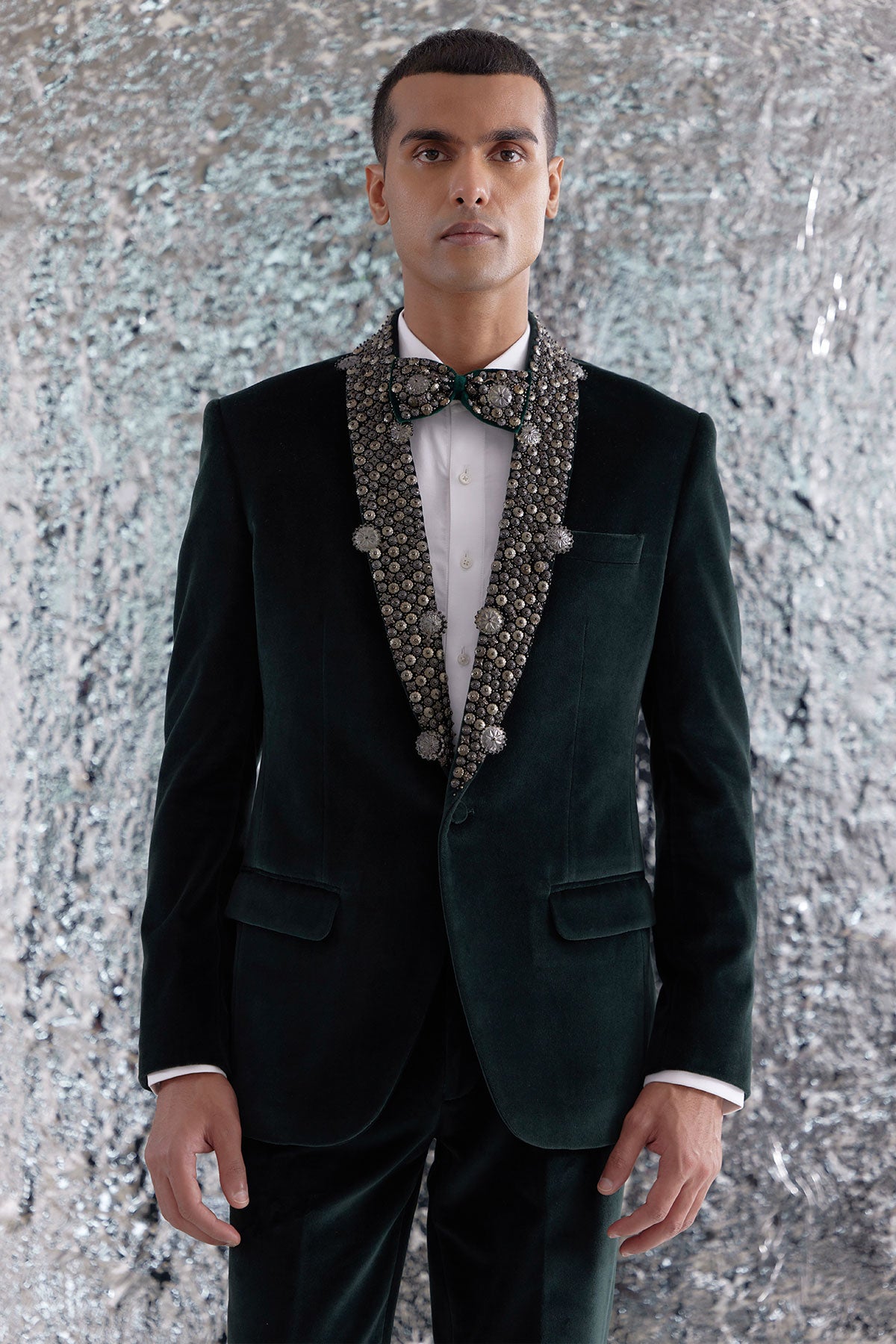 Floral Armour Bottle Green Tuxedo