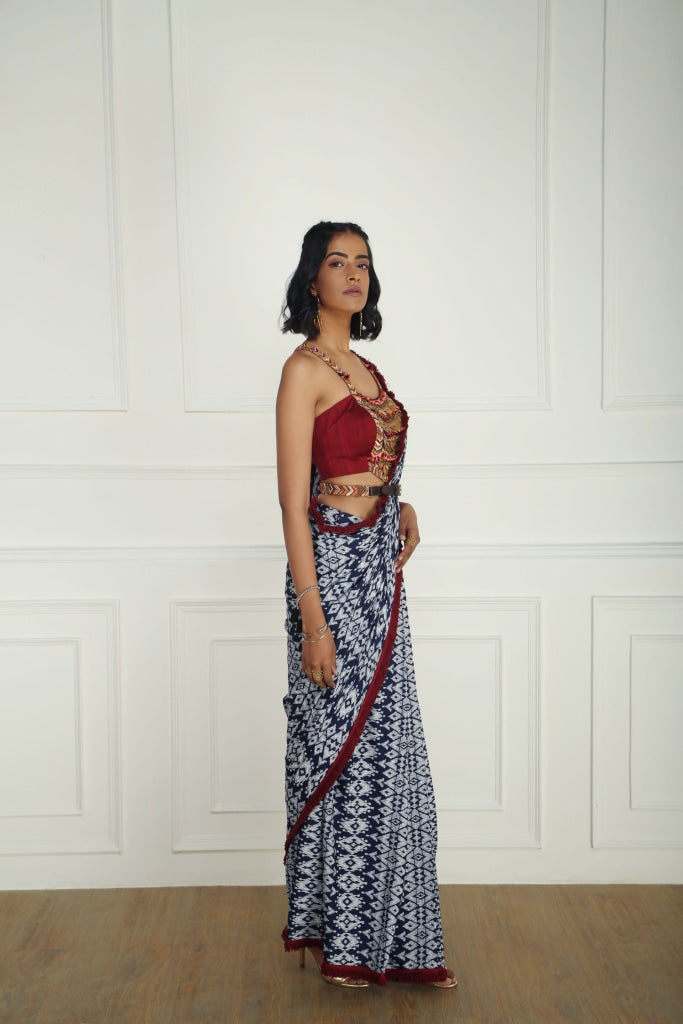 Asha Negi In The Ikat Story Womens Wear