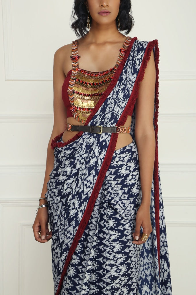 Asha Negi In The Ikat Story Womens Wear